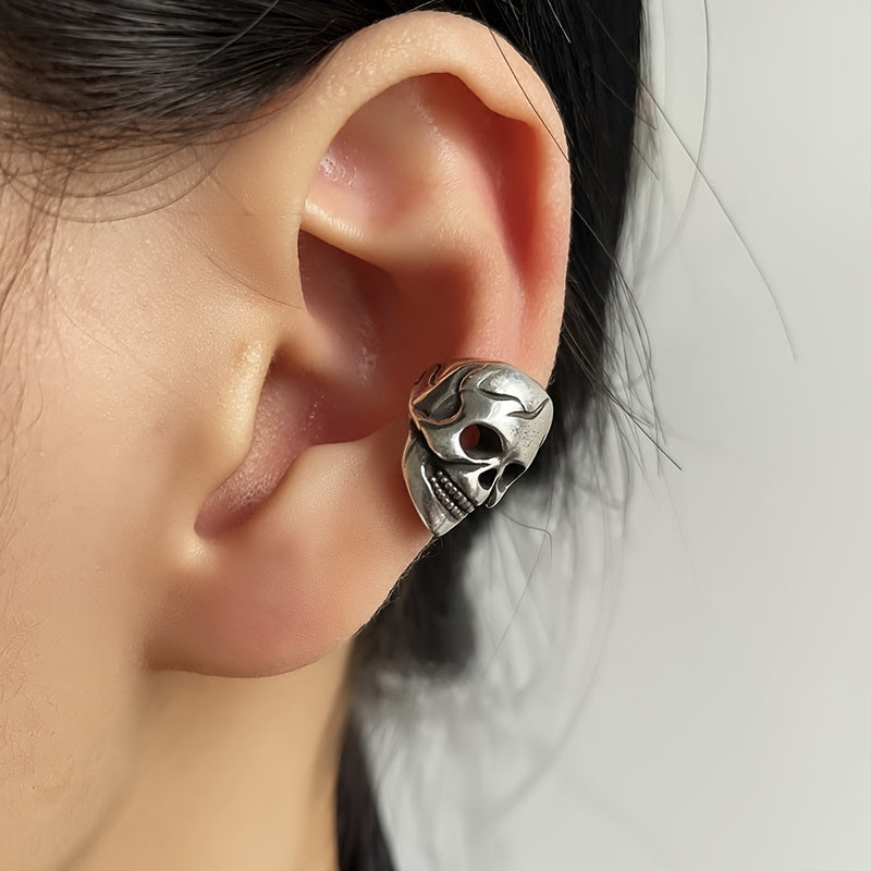 Punk Skull Ear Cuff