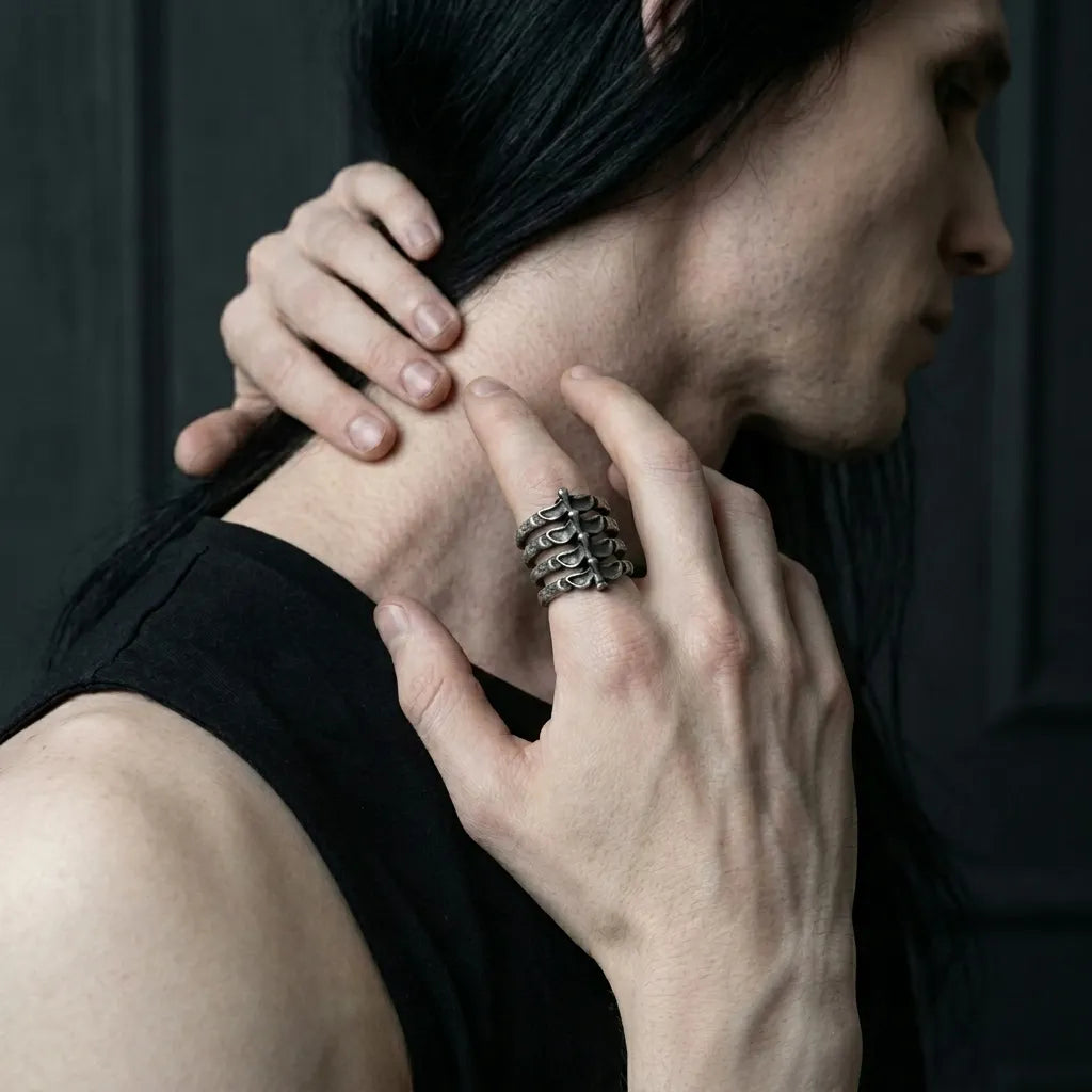 Dead Reckoning Spine Ring