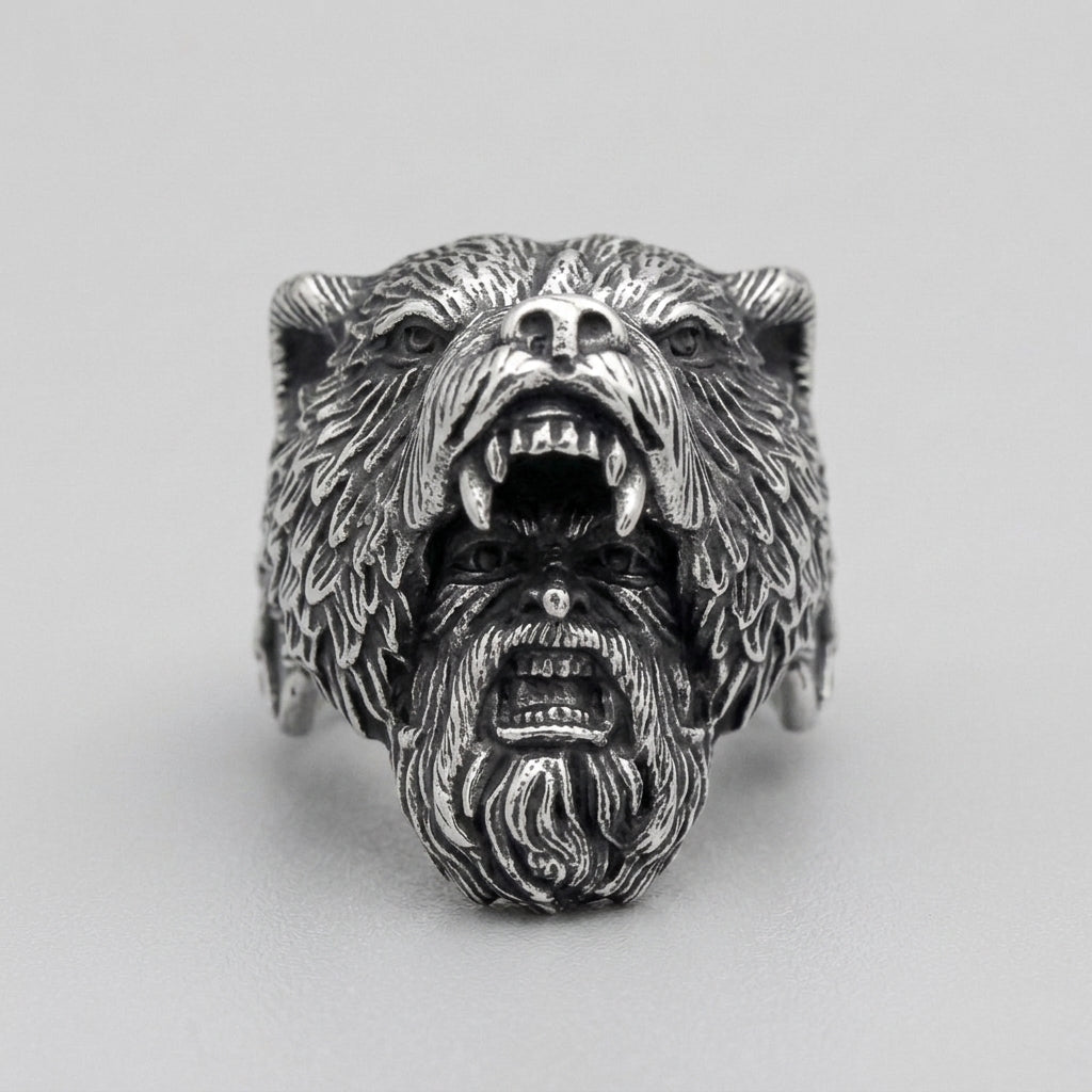 Nordic Bear King Ring