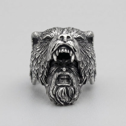 Nordic Bear King Ring