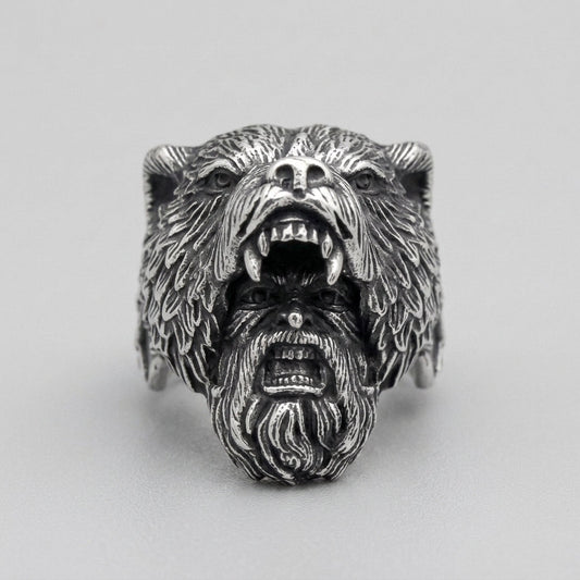 Nordic Bear King Ring