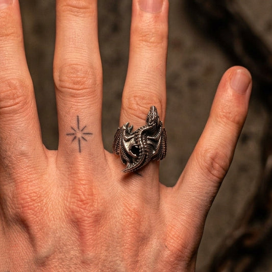 Dragon 925 Sterling Silver Ring Dracarys