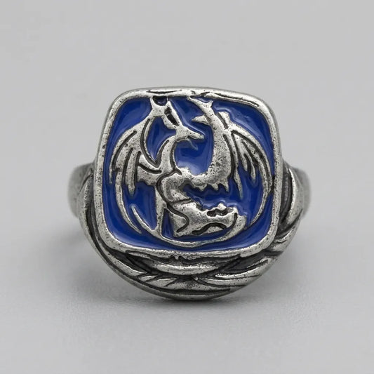 Midnight Dragon Seal Ring