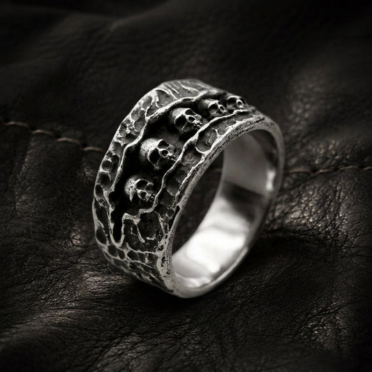 Skull Catacomb Band Ring