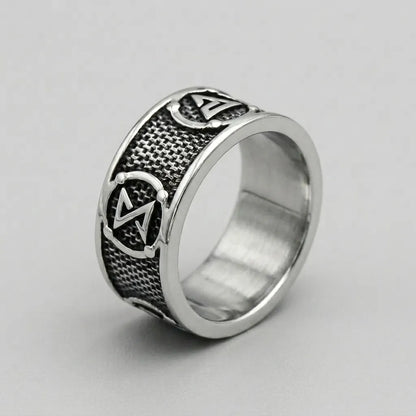 Viking Rune Band Ring