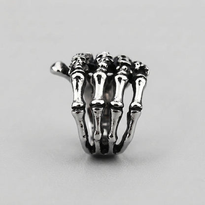 Skeleton Hand Wraparound Ring