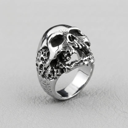 Rotting Skull Signet Ring