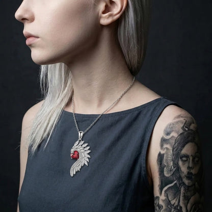 Angel And Devil Pendant Necklace