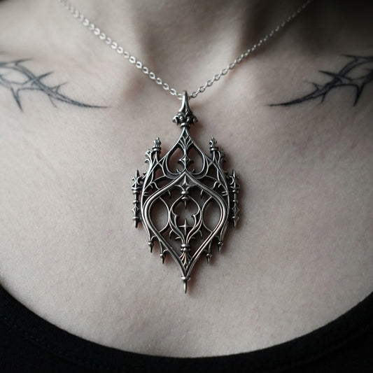 Gothic Chandelier Pendantgothic Necklace