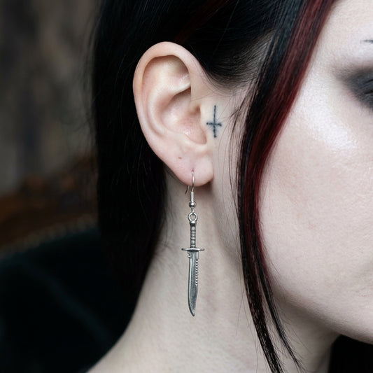 Dagger Goth Earrings