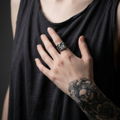 Death's Last Card  Ring