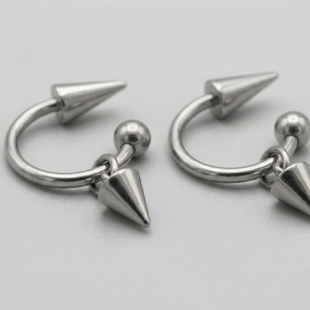 Punk Rivet Goth Earrings