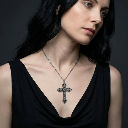 Vintage Cross Chain Necklace