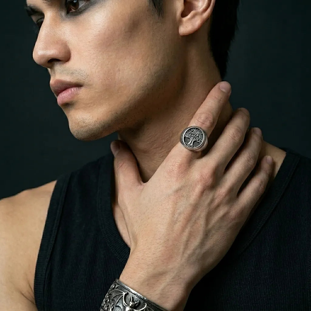 Tree of Life Signet Ring