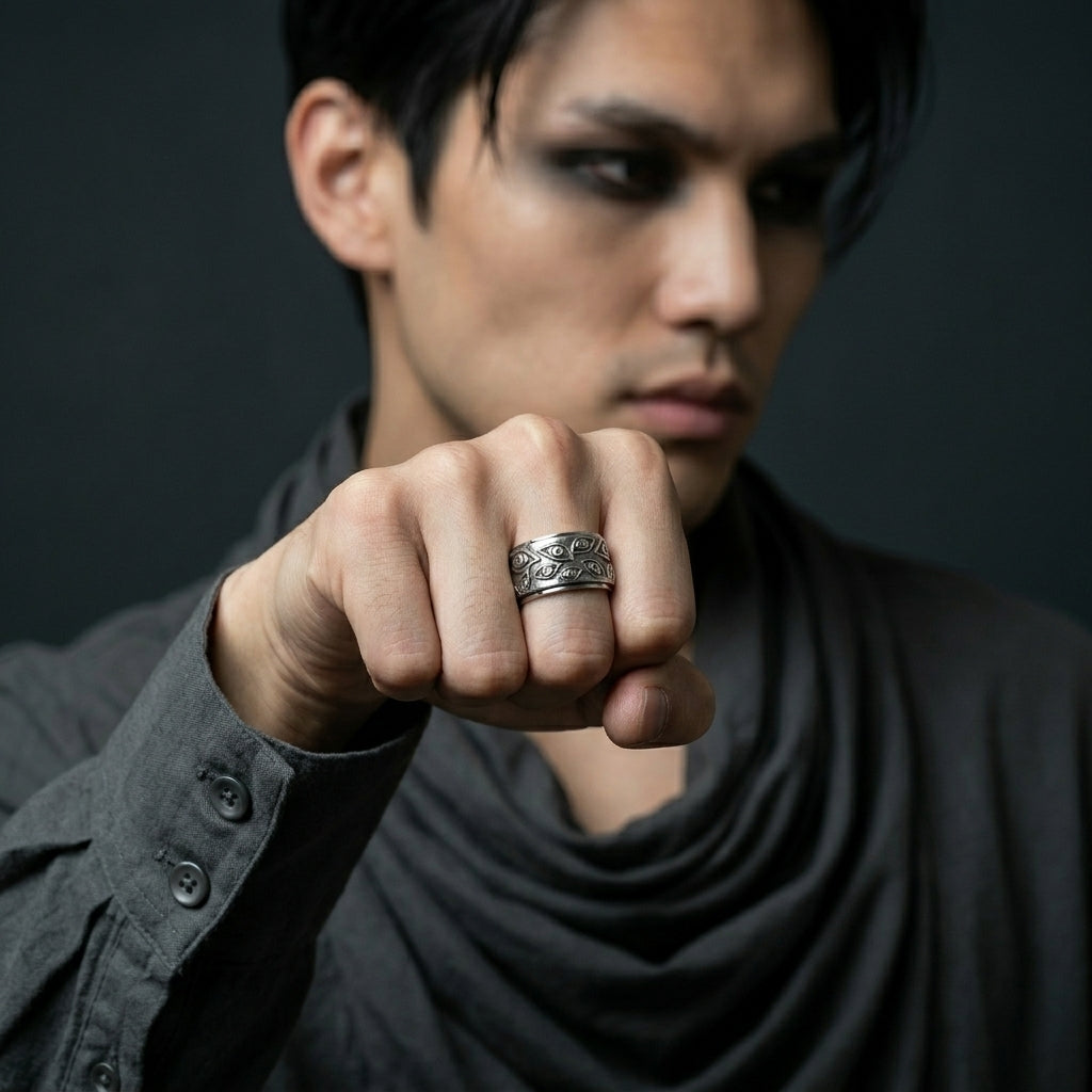 All Seeing Eye Spinner Ring