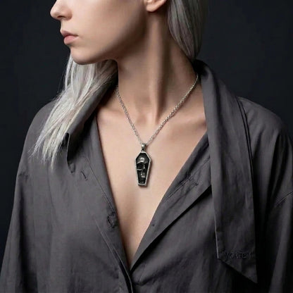 Vampire Coffin Pendant Necklace