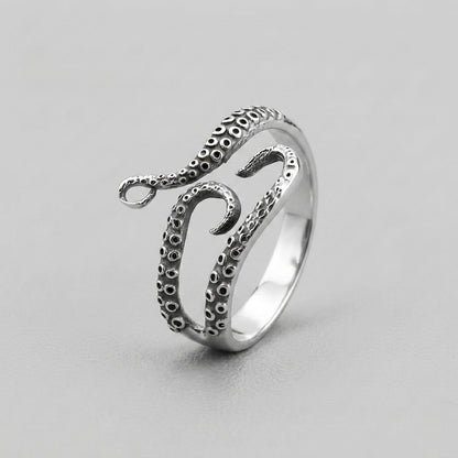 Vintage Kraken Tentacle Wrap Ring