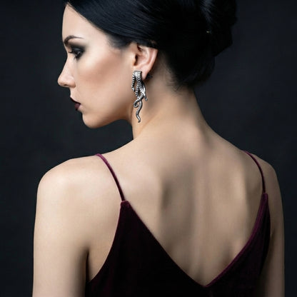 Statement Octopus Drop Earrings