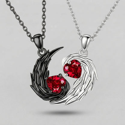 Feather & Wing Clavicle Necklace Set