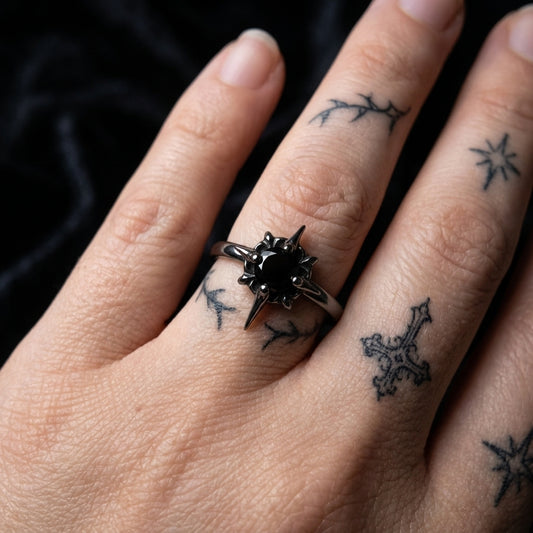 North Star Ringstainless Steel Star Ring