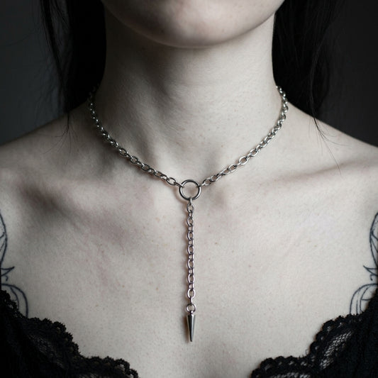 Spike Dangle Necklace