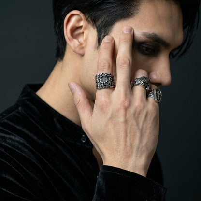 Ace of Spades Ring Ace of Spades Signet Ring