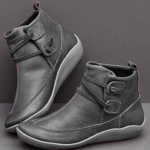 Lace-Up Ankle Boots
