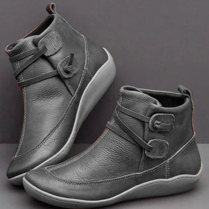Lace-Up Ankle Boots