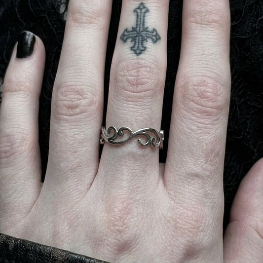 Victorian Filigree Gothic Ring