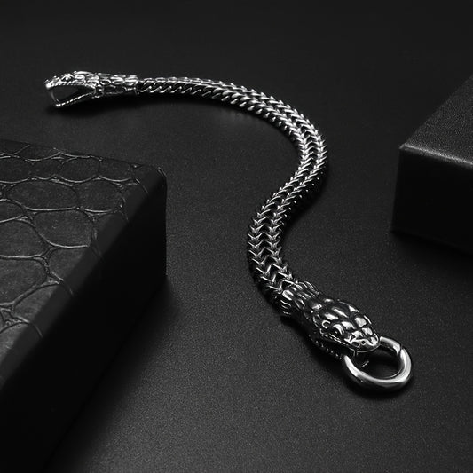 Vintage Punk Head Bracelet