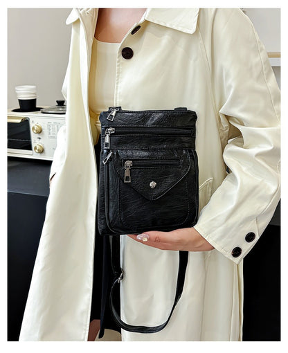 Crossbody Vertical Shoulder Bag