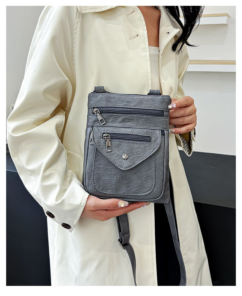 Crossbody Vertical Shoulder Bag