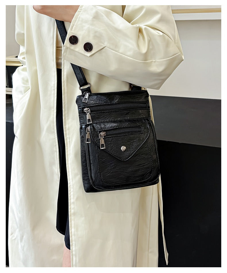 Crossbody Vertical Shoulder Bag