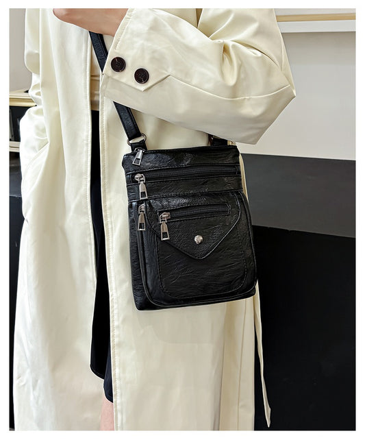 Crossbody Vertical Shoulder Bag